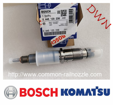 0445120236 BOSCH Diesel Common Rail Injector Assy For KOMATSU QSB6 SAA6D107E-1B