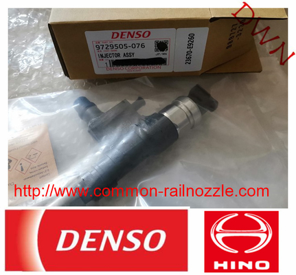 23670-E9260 9729505-076 Common Rail Fuel Injector Assy Diesel DENSO For Hino N04C EURO4 Engine