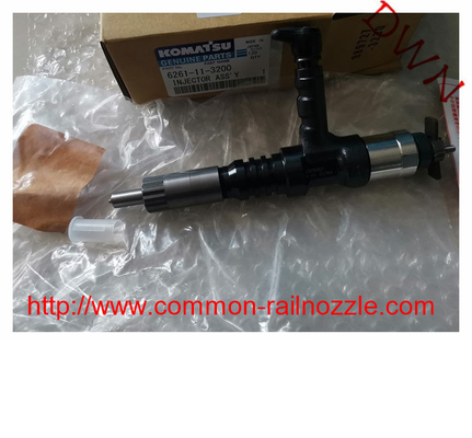 DENSO 095000-6140 6261-11-3200 Common Rail Fuel Injector Assy Diesel DENSO For Komatsu SAA6D140 Engine