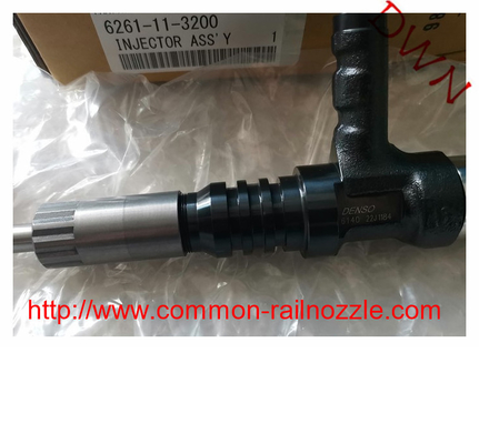 DENSO 095000-6140 6261-11-3200 Common Rail Fuel Injector Assy Diesel DENSO For Komatsu SAA6D140 Engine
