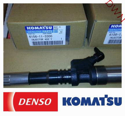 DENSO  Fuel Injector Nozzle Assy  095000-1211 = 6156-11-3300  for Komatsu  PC400-7 PC450-7 Excavator