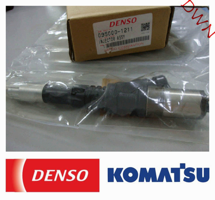 DENSO  Fuel Injector Nozzle Assy  095000-1211 = 6156-11-3300  for Komatsu  PC400-7 PC450-7 Excavator