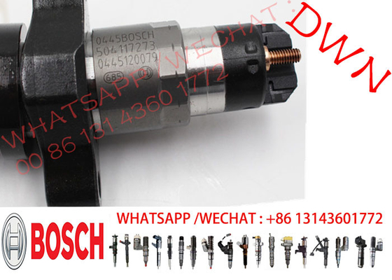 BOSCH GENUINE BRAND NEW injector  0445120079 0 445 120 079 for IVECO FIAT sprayer 504093216 504117273 for Case / Iveco