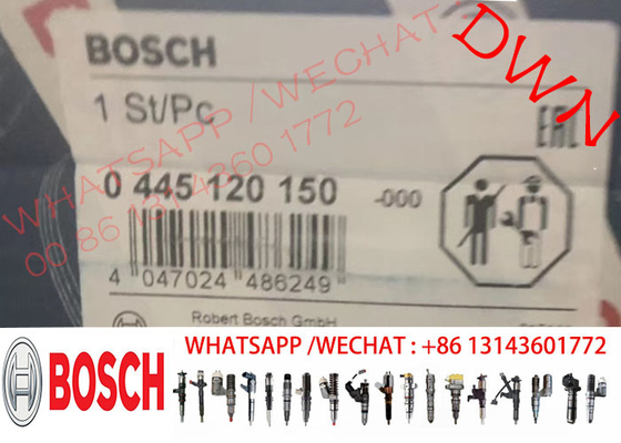 BOSCH GENUINE BRAND NEW injector 0445120150 0445120244  0445120160  for WEI CHAI WP6 6.2 with OE Number 13024966