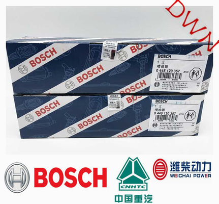 BOSCH Common Rail system diesel fuel injector  0445120357 = VG1034080002  for HOWO  WEICHAI engine