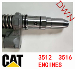 Diesel Fuel Injector 3861754 10R1303 20R1266 1724676 2290201 2501302 Reman Injector FOR CATERPILLAR 3512  3516 ENGINES