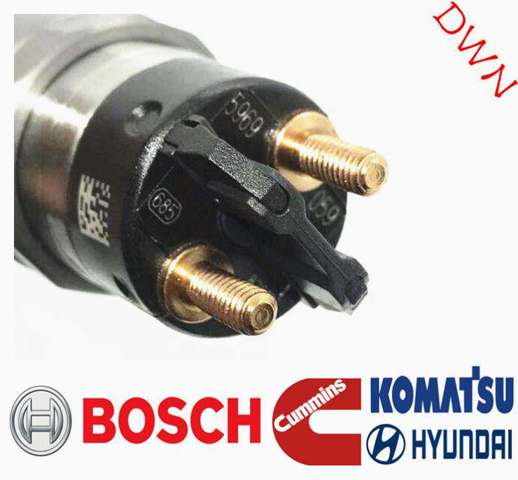 BOSCH common rail diesel fuel Engine Injector 0445120231=0445120059  for Cummins  KOMATSU200-8  HyundaiHL770-7A Engine