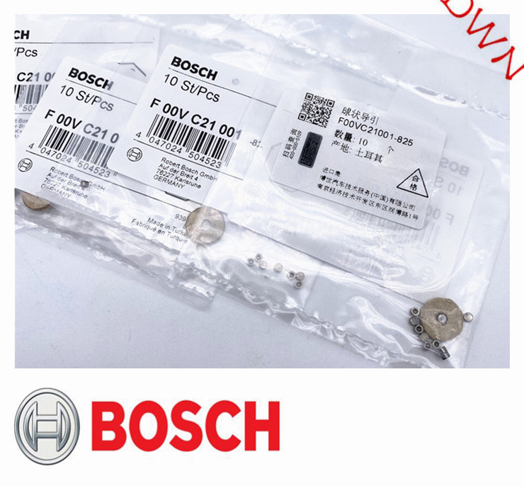 BOSCH common rail injector steel ball seat F00VC21001 for bosch injector 120 series / F00VC21002 for injector 110 series