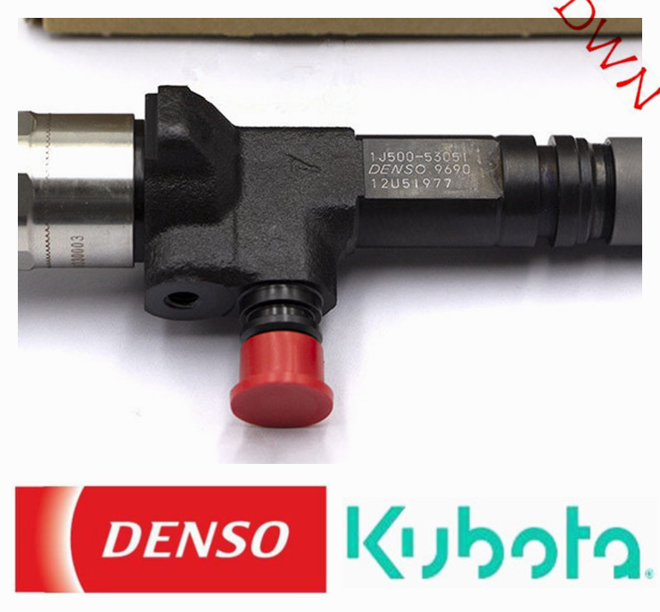DENSO common Rail Injector  1J500-53051 = 9709500-969 = 095000-9690  for  KUBOTA  engine
