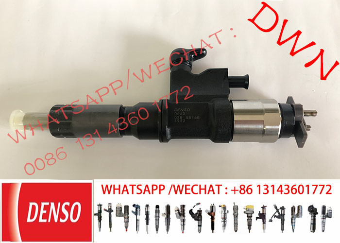 GENUINE original DENSO Fuel Injector  095000-0660  for ISUZU 4HK1 ZAX200-3 ZAX340-3  8982843930 8973297032
