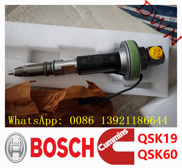 BOSCH common rail diesel fuel Engine Injector  2882079  2867149   F00BJ00005  for Cummins QSK19 QSK60 Engine