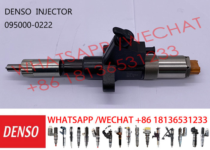 DENSO Common Rail Injector 095000-0222 For ISUZU 6SD1 1153003473 1-15300347-3